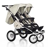 Trends For Kids Twinner Twist Duo Double Stroller, Pebble