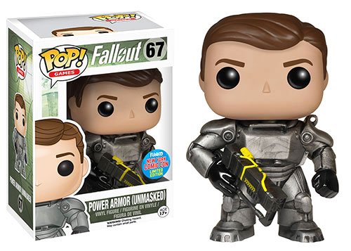Funko Fallout Funko POP! Games Power Armor Exclusive Vinyl Figure #67 [Unmasked]
