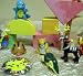 Pokemon 34 Piece Playset with 10 Adventure Building Blocks, 20 Different Assorted Pokemon Characters Ranging from 1" to 3" (No Duplicates), and 4 Pokemon 2" Buttons_s-3