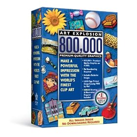 Nova Art Explosion 800,000 Clip Art