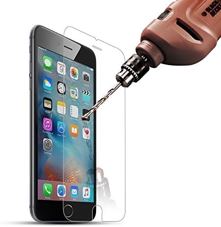 iPhone 6S Screen Protector, iPhone 6 Screen Protector, Drvan HD Clear Tempered Glass, 99.99% Touch-screen Accurate, 9H Hardness, Round Edge, Bubble Free [Lifetime No-Hassle Warranty]