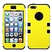 MYBAT IPHONE5HPCTUFFSO010NP Premium TUFF Case for iPhone 5 - 1 Pack - Retail Packaging - Yellow/Black