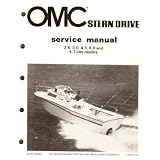 OMC Stern Drive Service Manual (2.5, 3.0, 4.3, 5.0 and 5.7 litre models) Part Number 507551