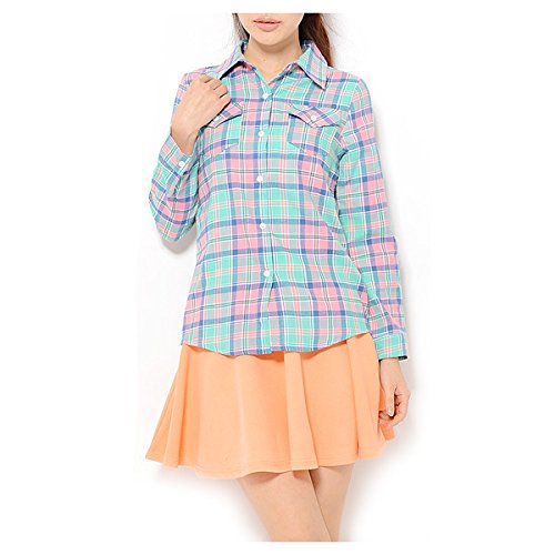 ascot[アスコット] コットン100％ チェック 長袖 シャツ