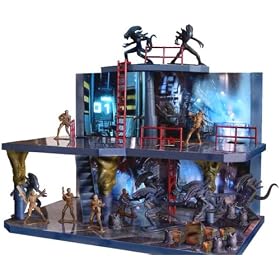Collectible Mini Figures Aliens Deluxe Playset by Palisades