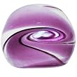 Handmade Purple Marbled Glass Ring