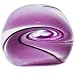Handmade Purple Marbled Glass Ring