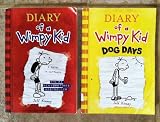 Jeff Kinney Set of 2 Books (Diary of a Wimpy Kid ~ Diary of a Wimpy Kid: Dog Days)