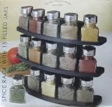 Review Olde Thompson  / Olde Thompson 15 Jar Flat Spice Rack - Filled with Spices