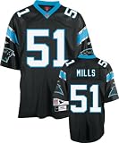 Sam Mills Black Reebok NFL Premier 1996 Throwback Carolina Panthers Jersey - X-Large