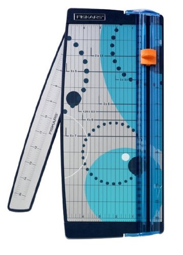 Fiskar Patented Triple Track Portable Fashion Paper Trimmer 