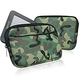 BoxWave Amazon Kindle Touch 3G Case - BoxWave Camouflage Amazon Kindle Touch 3G Suit with Pocket - Camo Design Slim Neoprene Zippered Carrying Case for Amazon Kindle Touch 3G