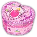 Princess Heart Shape Musical Jewelry Box By Pecoware