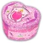 Pecoware Princess Heart Shaped Musical Jewelry Box