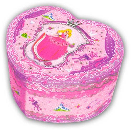 Princess Heart Shape Musical Jewelry Box By Pecoware