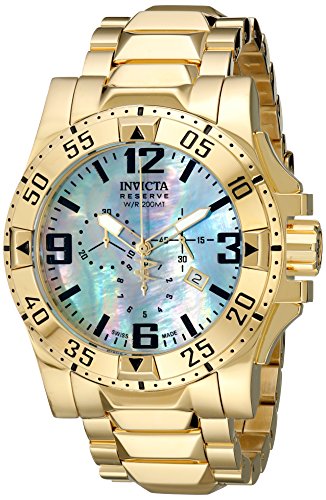 Invicta Men's 6257 Excursion Collection Chronograph 18k Gold-Plated Stainless Steel Watch