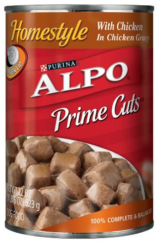 Alpo Dog Food, Prime Cuts with Chicken, 22 oz (Pack of 12)