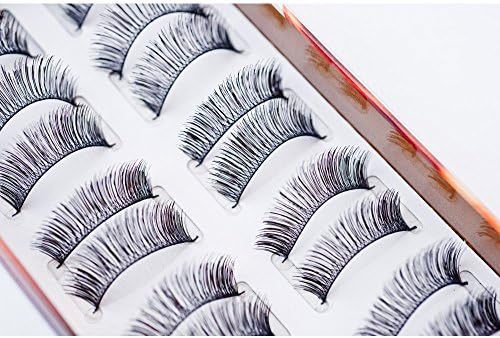 10 Pairs Natural Looking False Eyelashes Fake lashes Classic 729