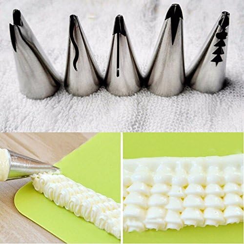 Nozzles Cake Cupcakes Pastry For Decorating Sugar Craft Tool.