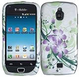 Green Lily Protector Hard Case Cover for Samsung Exhibit 4G T759