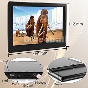 Budget DISCOBALL tooth 7 Inch Touch Screen Car GPS Navigation SAT NAV Navigator UK EU Maps FM POI SpeedCam AV-IN Function MP3 MP4 8GB 128MB