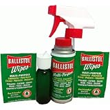 Ballistol Sportsman's Oil - MIS Kit #15 - (1) 4oz Non-Aerosol - (1) Trigger Sprayer - (2) Wipes - (1) Utility Bottle w/ Cap