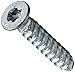 Small Parts 0410LTF Steel Thread Rolling Screw for Plastic, Zinc Plated, 82 Degree Flat Head, Star Drive, #4-20 Thread Size, 5/8