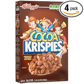 Cocoa Krispies Cereal, 16.5-Ounce Boxes (Pack of 4)