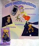 Mini Be Mine 3" soft Teddy Bear In Denim Dungarees - Mobile, Key, Bag, Purse Buddy