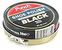 Punch "Black Shoe Polish" Black Punch Shoe Polish, 50ml - Black