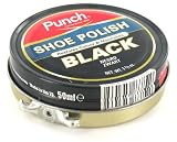 Black Punch Shoe Polish 50Ml Shoe Care Prod - Black - UK 1-1