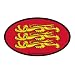 England UK GB Flag Car Bumper Sticker Decal Oval