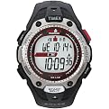Men's Timex Ironman Red-Accented Solar Digital Watch - Black Strap