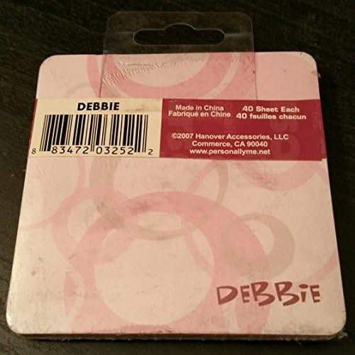 3 pack/pad Personally Me Personalized Sticky Notes 2 Pad Designs Pink and Green Personal Names Gift Self Stick - DEBBIE