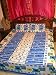 Cotton Bedspread-3p Blue White Floral Cotton India Bedspread Coverlet Throw King Newage