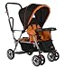 Joovy Caboose Stand-On Tandem Stroller Orange Image