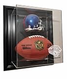 Jacksonville Jaguars Mini Helmet and Football Case-Up Display, Black - Autographed NFL Mini Helmets