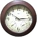 Outdoor Living : Springfield Precision Instruments 24" Rustica WWVB Metal Clock with Thermometer and Hygrometer