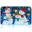 Snowman Family GiftCard - $25