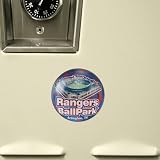MLB Texas Rangers Domed Crystal Stadium Magnetized Paperweight