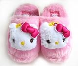 Sanrio Princess Hello Kitty Plush Mascot Kids Slippers Size M