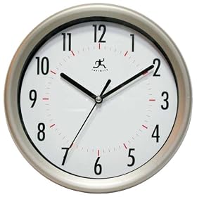 Infinity Instruments Facile-Gunmetal Wall Clock