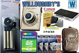 cheap Canon PowerShot SD880IS 10MP Digital Camera With 4x Wide Angle Optical Image Stabilized Zoom (Gold) Transcend TS4GSDHC6 4GB SDHC SD 2.0 SPD Class 6 Card + Giottos Ball-Pod 2-Section Mini Tripod W/ Case + Delkin Devices ALL-IN-1 Card Reader + Samsonite Perfect Fit Digital Photo Bag + 3-Pack Screen Protectors + Lens Cleaning Solution With Wipes