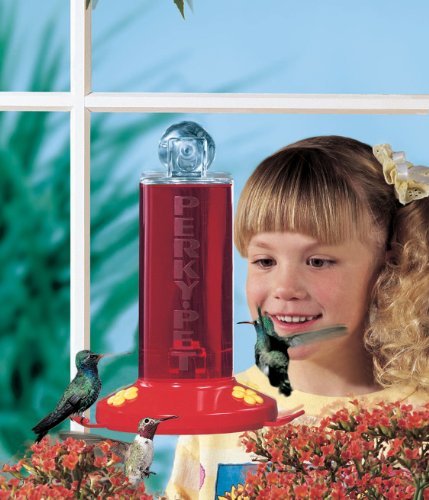 WOODSTREAM CORPORATION, PERKY PET WINDOW FEEDER, Part No. 809217 (Catalog Category: HUMMINGBIRD FEEDERS )