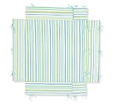 Pinolino 77585-2U - Laufgitter-Einlage universal, Streifen blau/gr&uuml;n