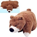 Large Size Cuddlee Pet Pillow - Brown Bear