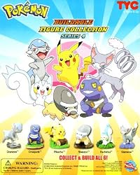 Pokemon Buildable Figure series 4 Capsule Toys Set of 6