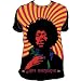 Jimi Hendrix Swirl Big Print Subway T-Shirt