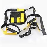 XIDAJE Total Body Body Trainer Suspension Straps Home Fitness yellow Unique design