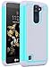 LG K8 Case, LG Escape 3 Case, LG Phoenix 2 Case, NOKEA [Shock Absorption] Hybrid Armor Defender Protective Case Cover for LG Escape 3 / LG Phoenix 2 / LG K8 (Grey Mint)